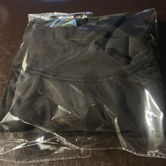 VTG Varsity by Saville Row Black Turtle Neck 100% Cotton Men’s Size L. Sm Hole - Picture 7 of 7